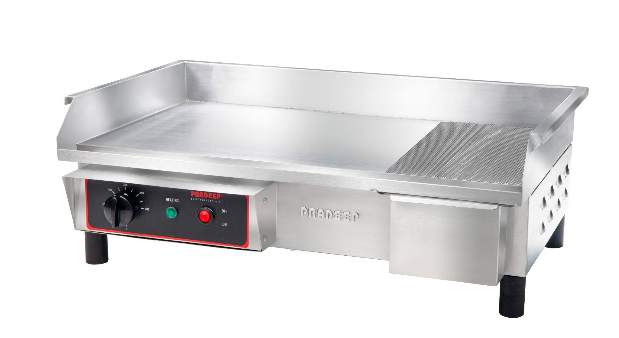 Tabletop Electric Hotplate with 7 Inch Ribbed