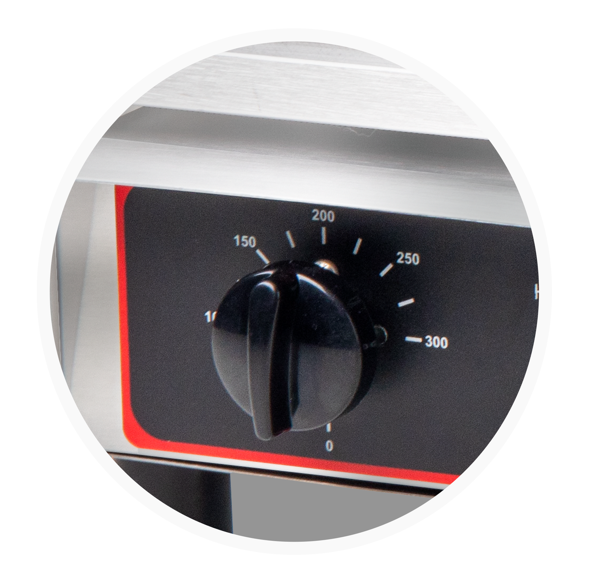 Table Top Electric Hotplate with Half Ribbed