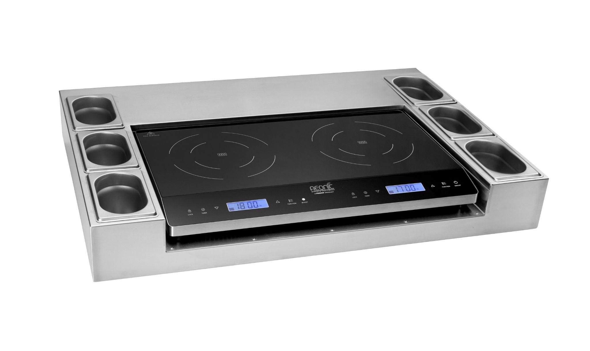 Aeonic Buffet Station – Dual Zone Induction Cooker