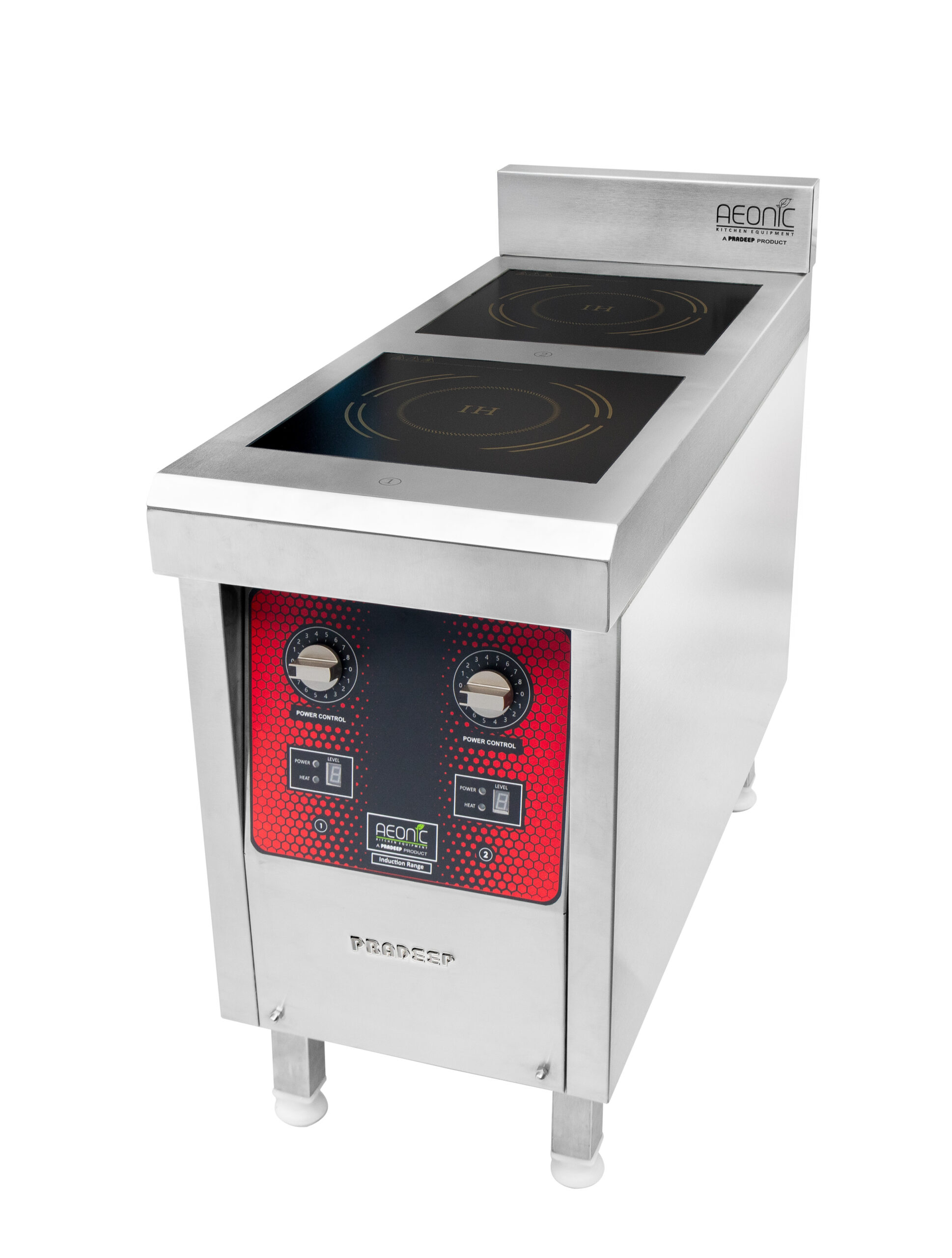 Commercial Induction Two Zone Range – Vertical Stand