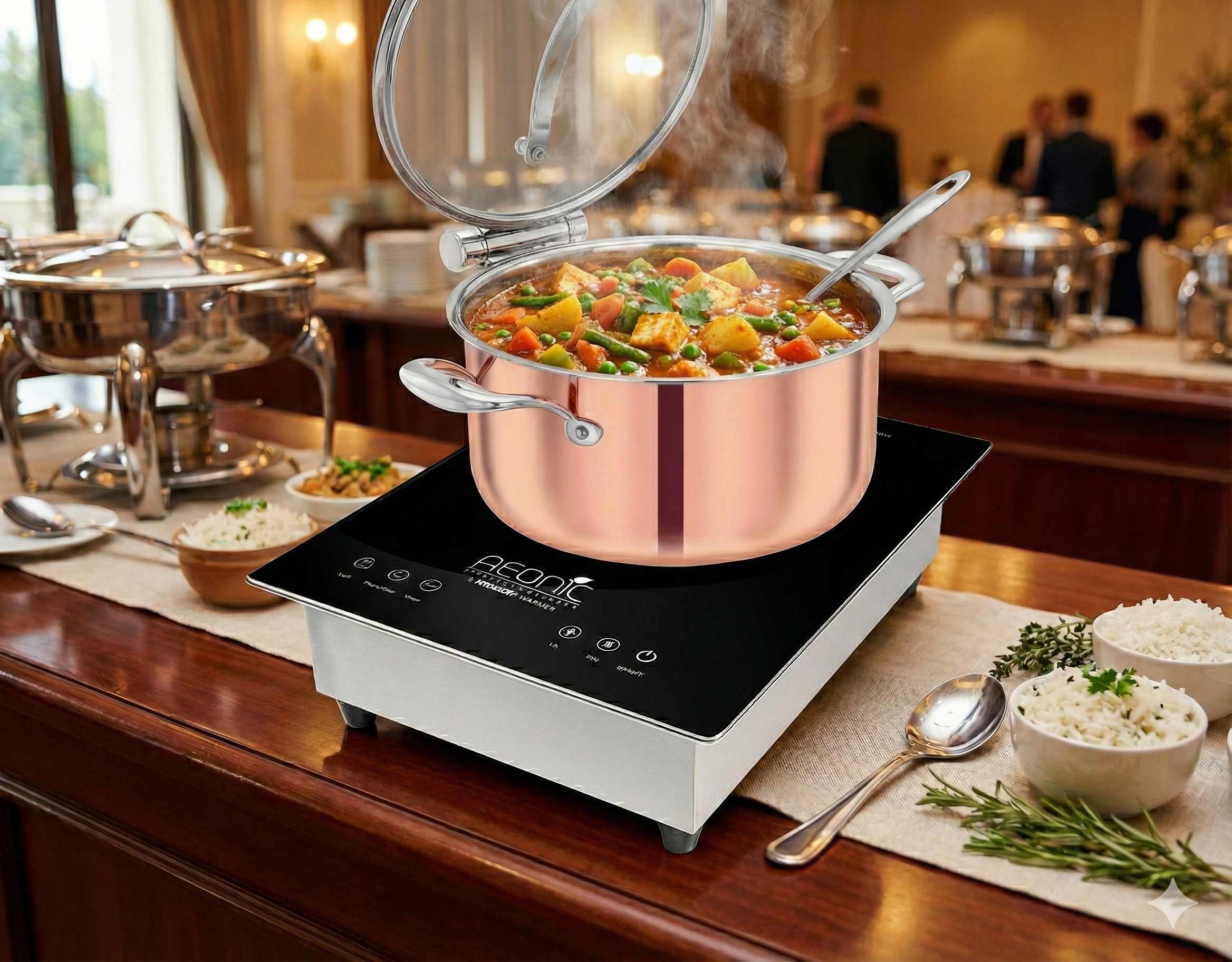 Induction Chaffer Warmer